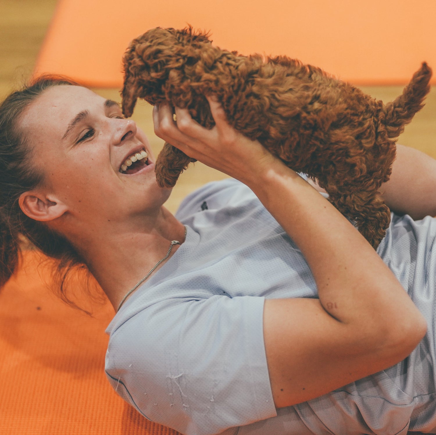 Puppy yoga