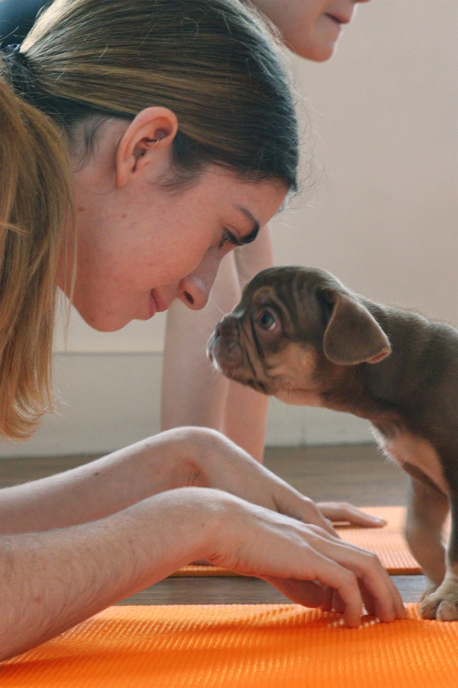 puppy yoga