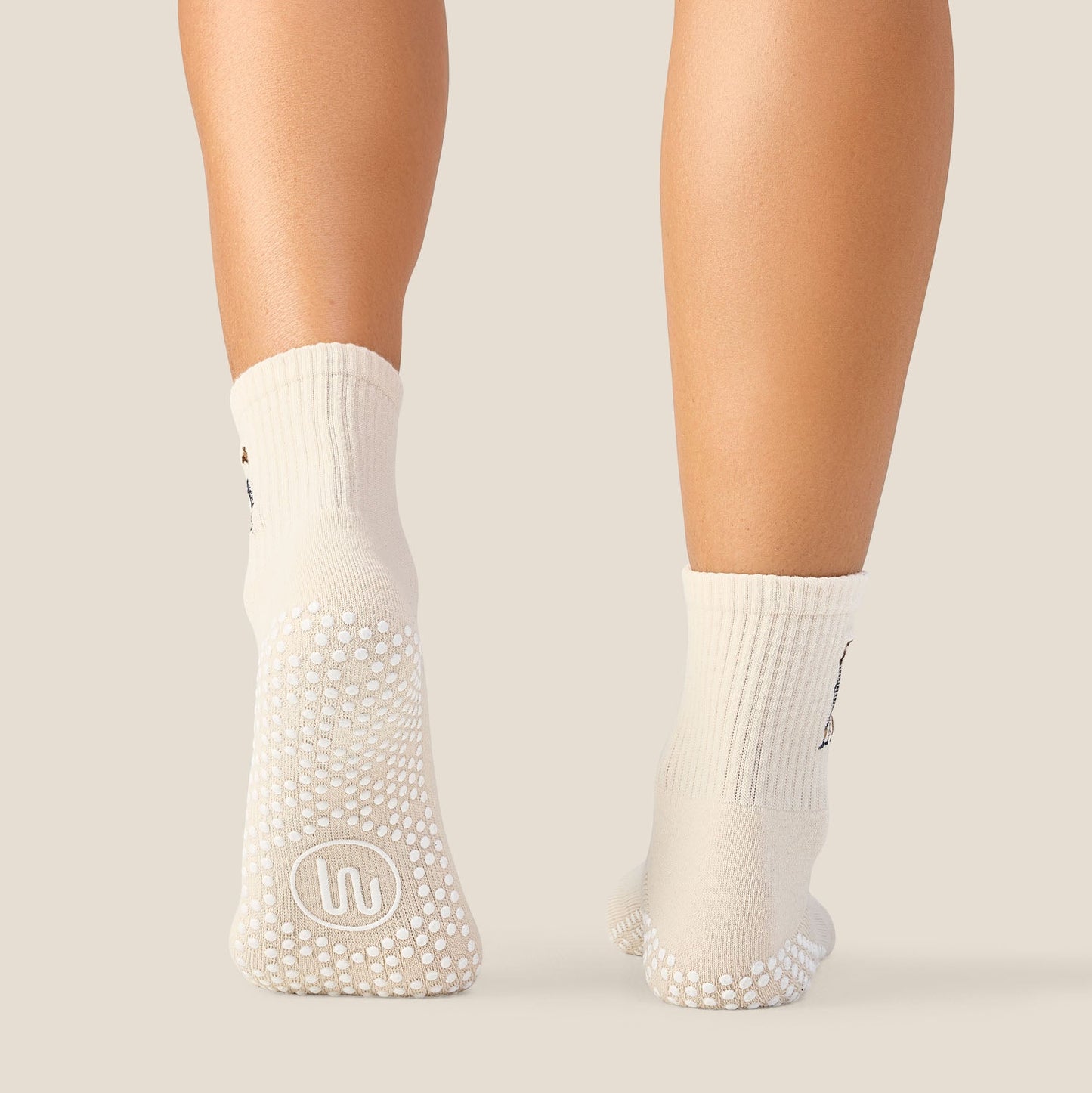 Crew Grip Socks - Greyhound Oat