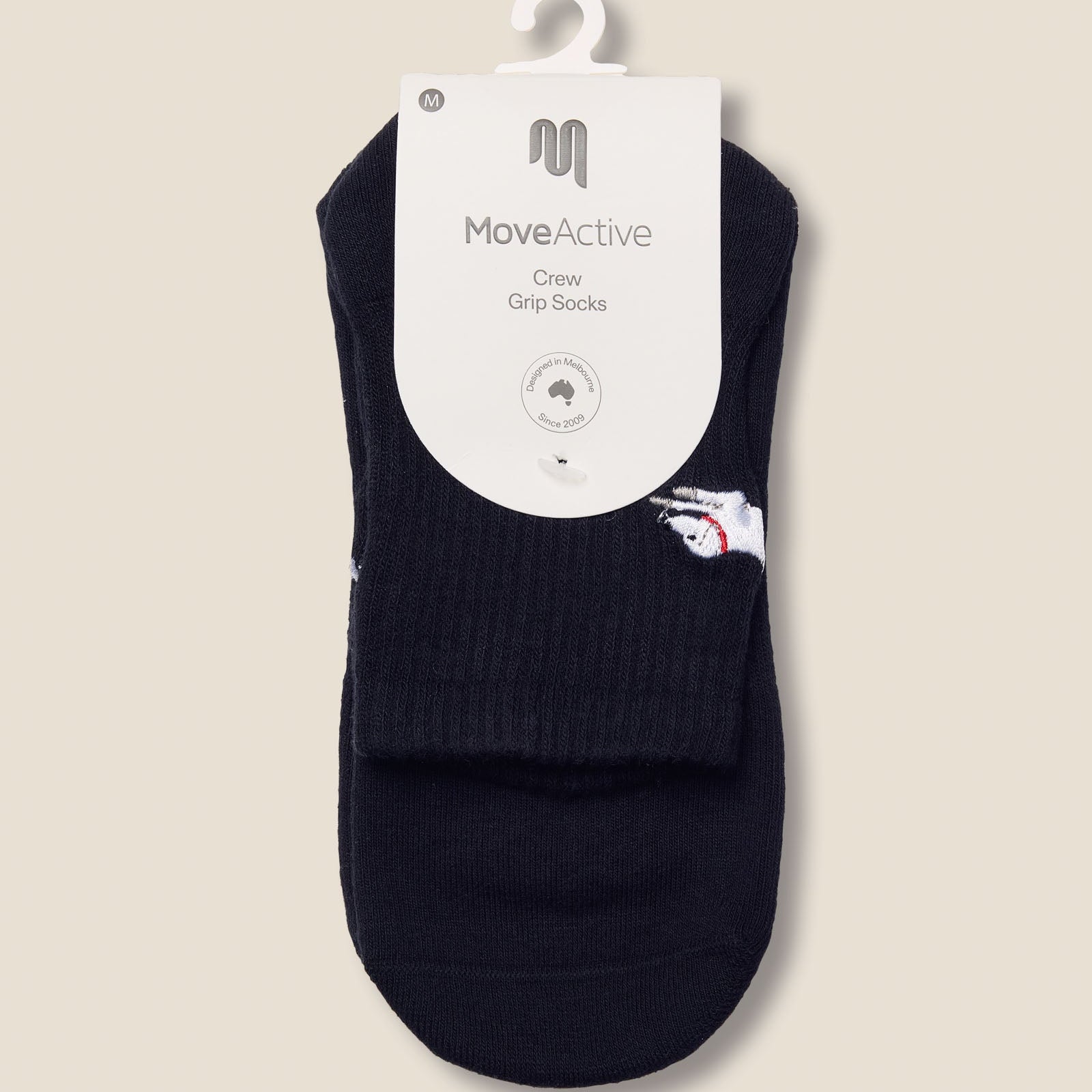 Crew Grip Socks - Labrador Black