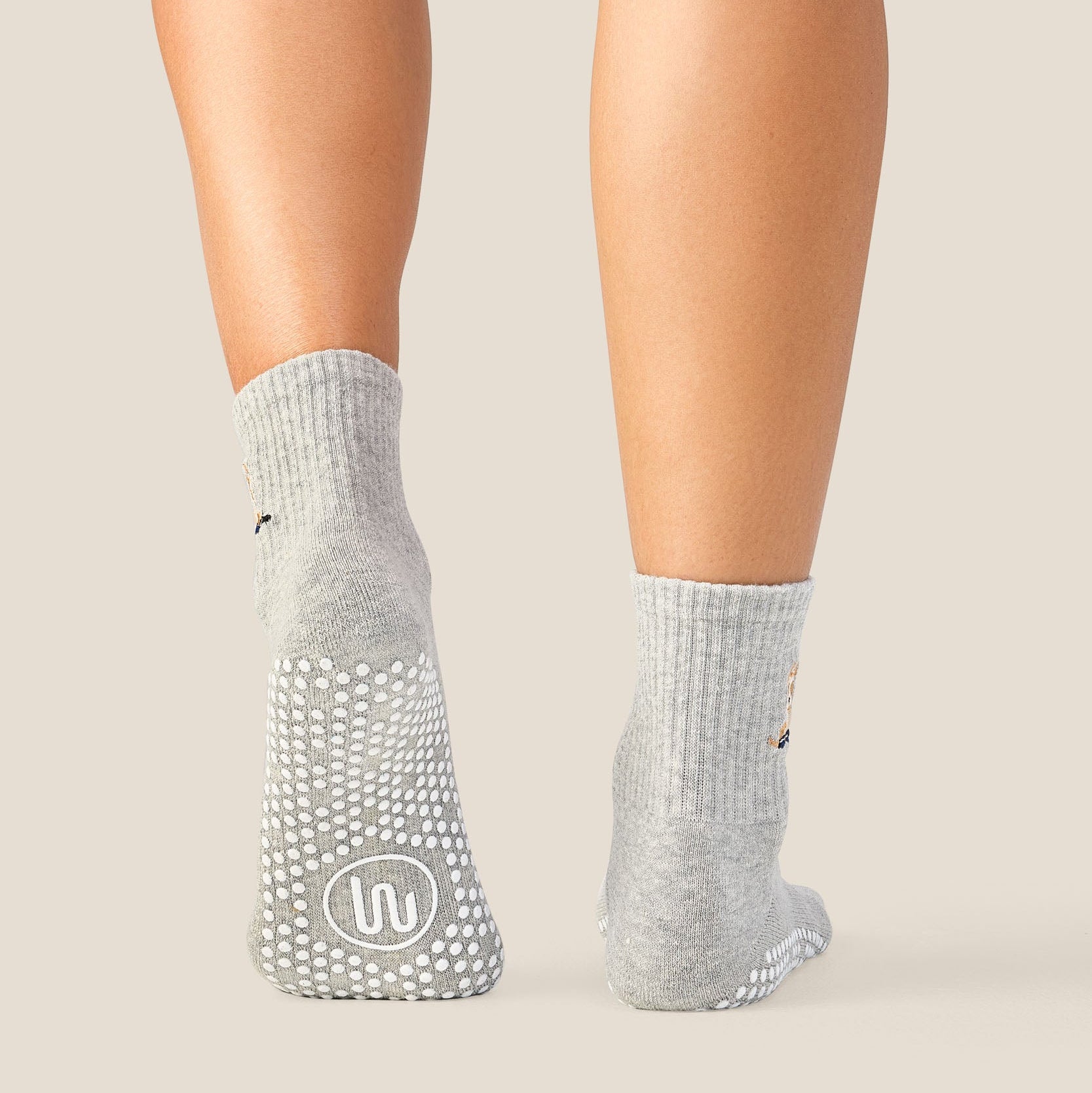 Crew Grip Socks - Terrier Grey