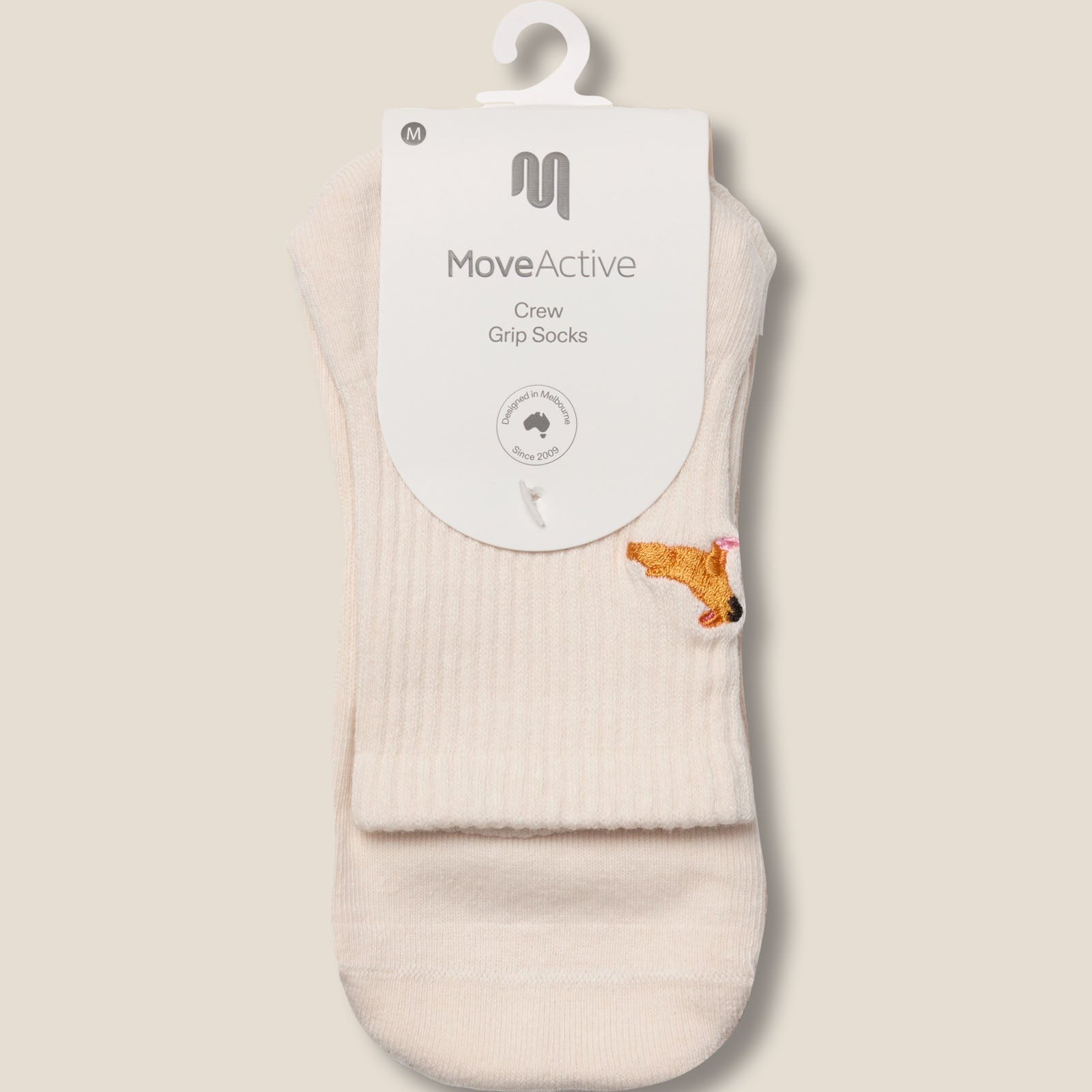 Crew Grip Socks - French Bulldog Oat