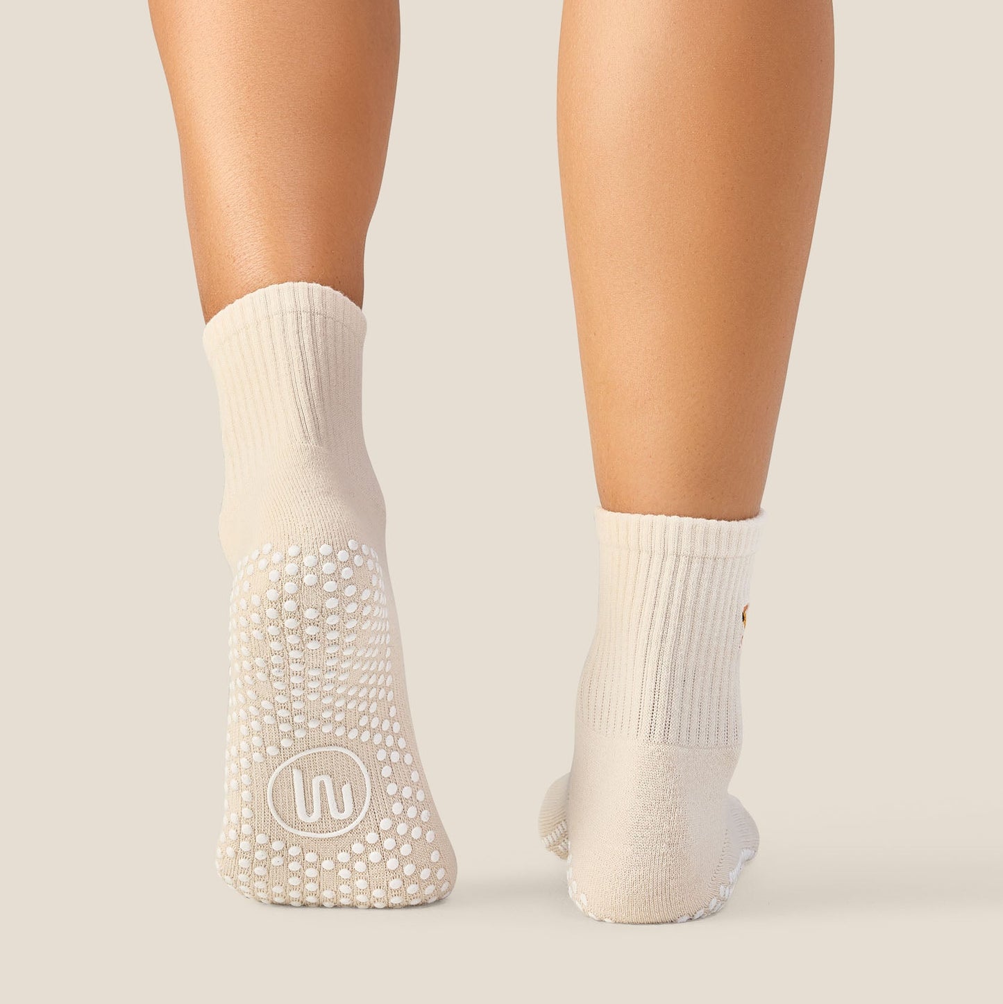 Crew Grip Socks - French Bulldog Oat