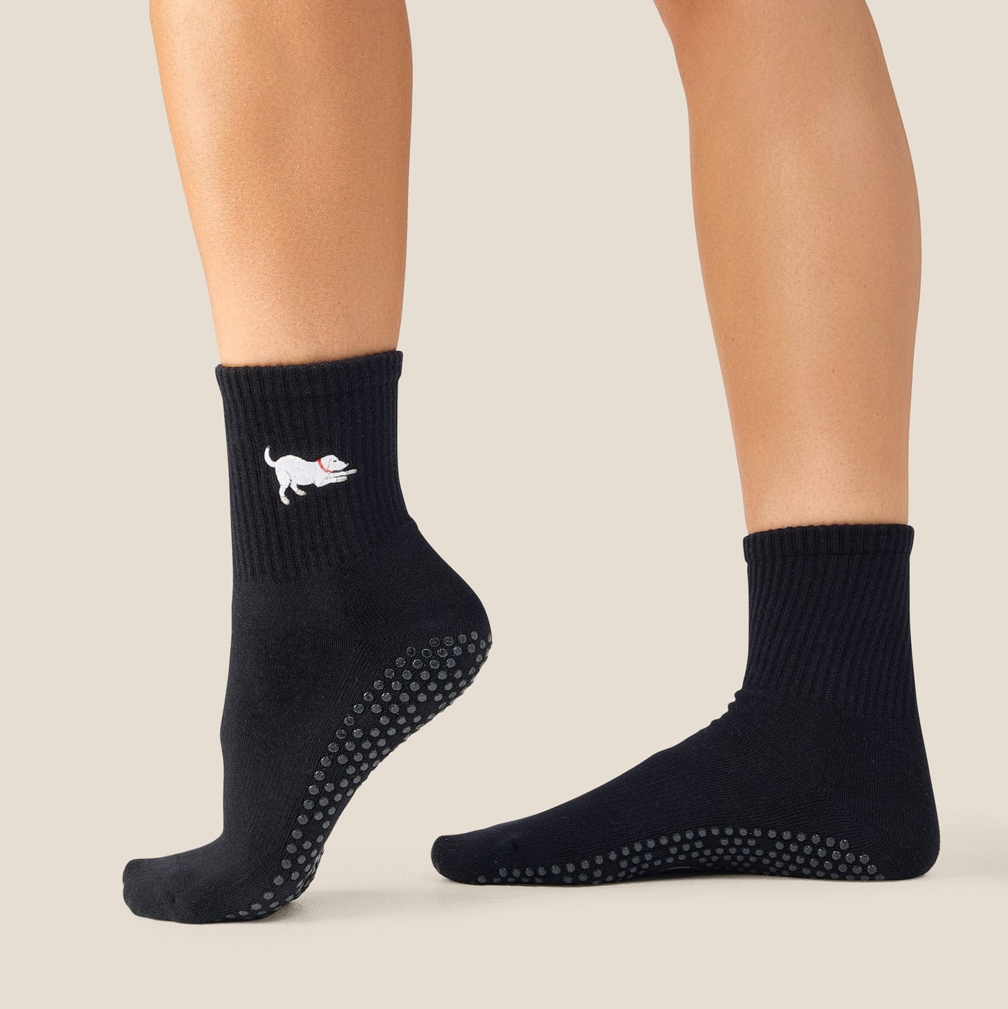 Crew Grip Socks - Labrador Black