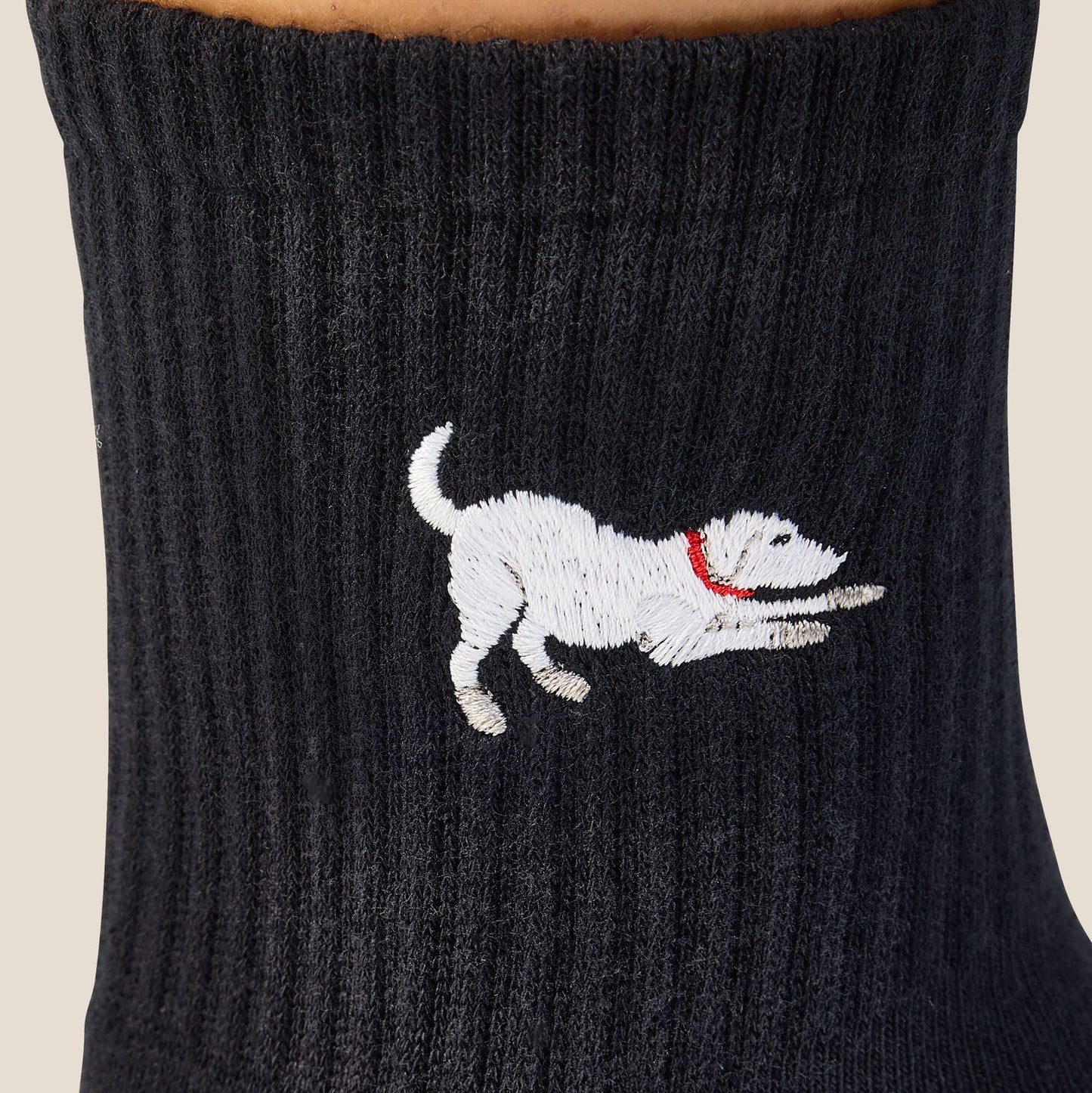 Crew Grip Socks - Labrador Black