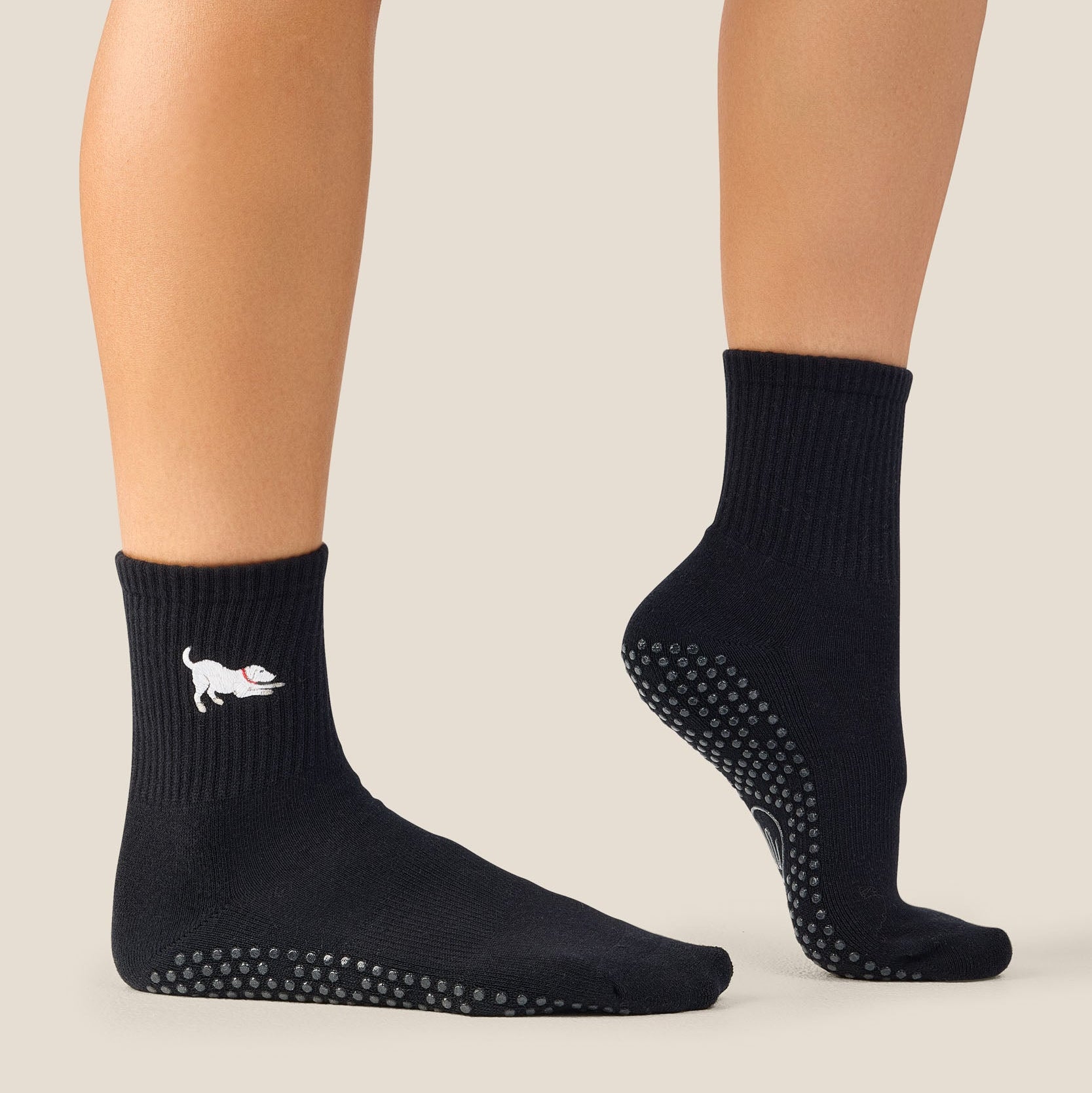 Crew Grip Socks - Labrador Black