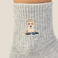 Crew Grip Socks - Terrier Grey