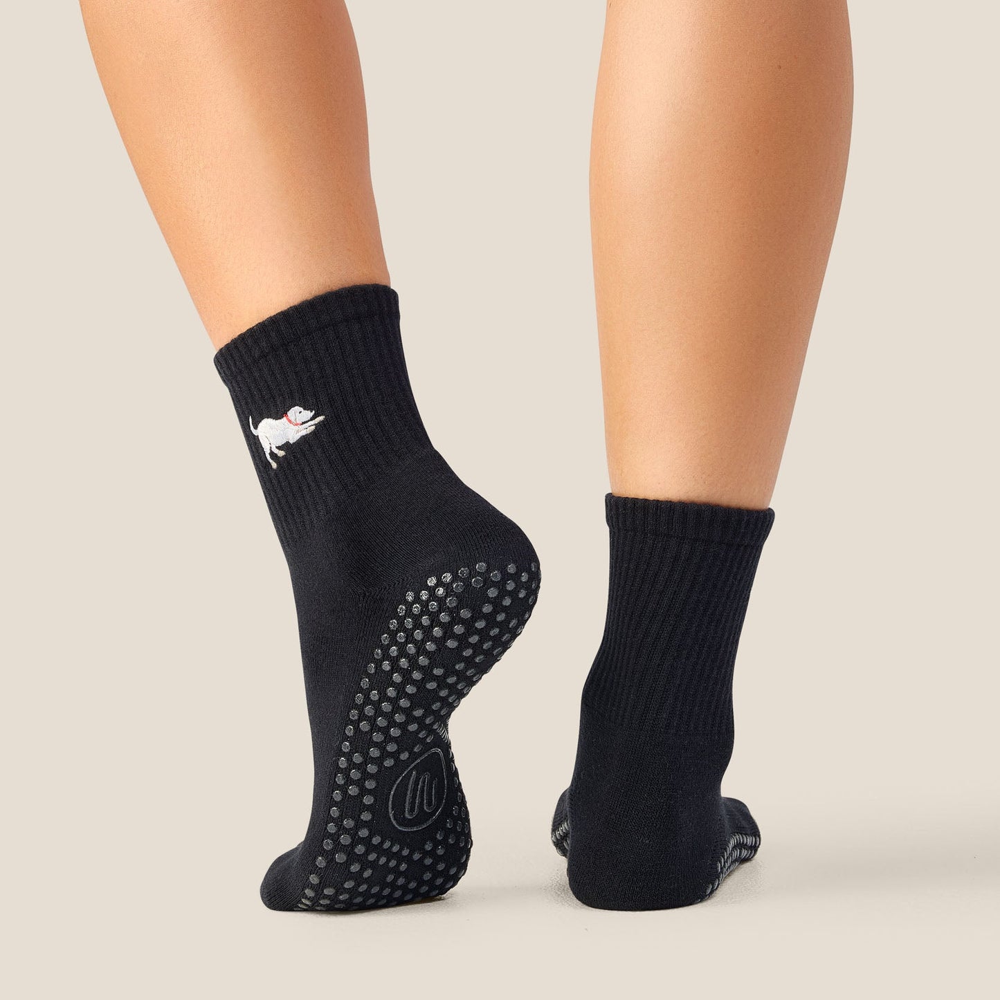 Crew Grip Socks - Labrador Black