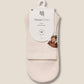 CREW POODLE OAT grip socks pilates